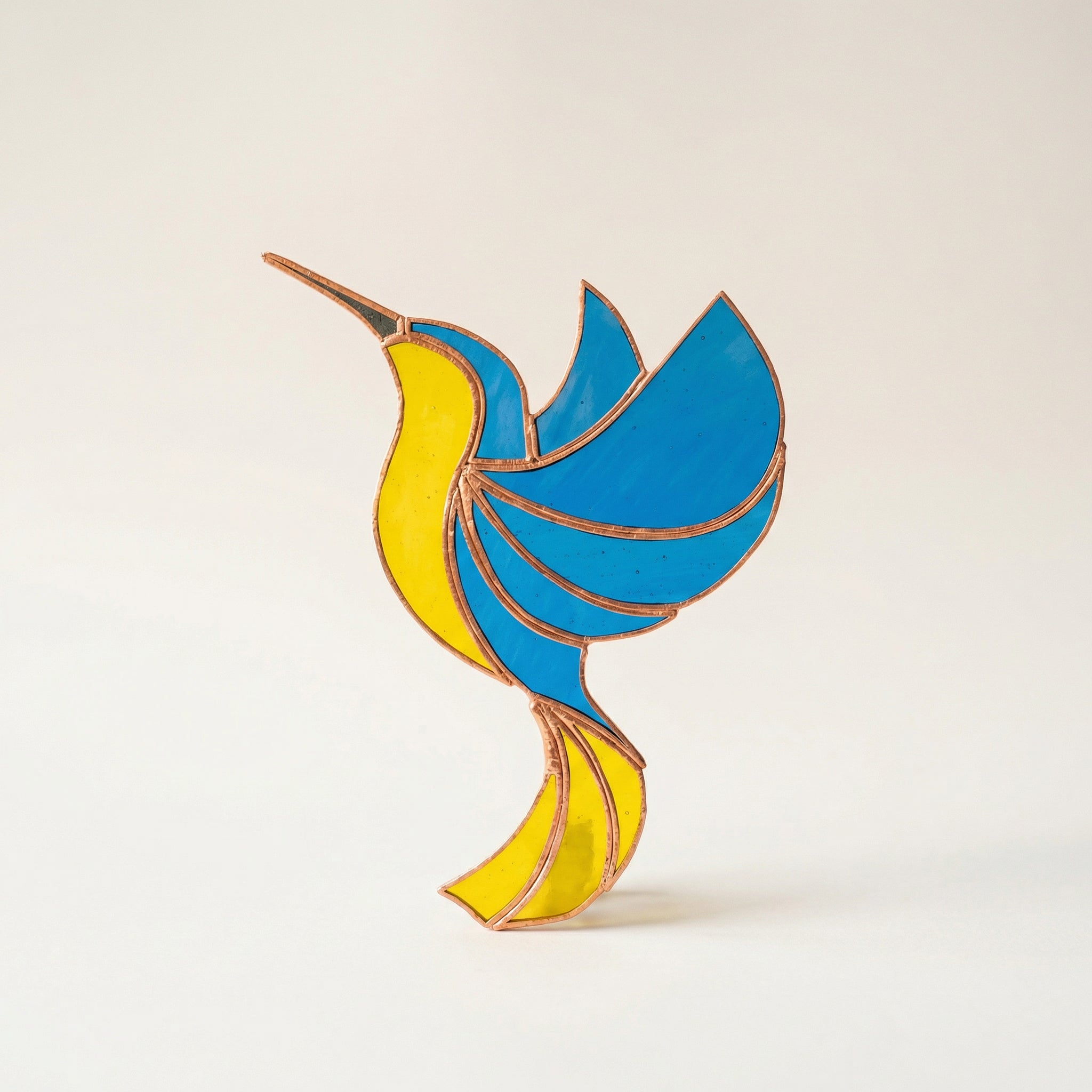 Hummingbird stained glass kit